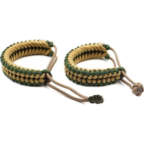 Adjustable Survival Emergency 550 Paracord Bracelet Parachute Cord Bracelet For Camping Hiking Outdoor