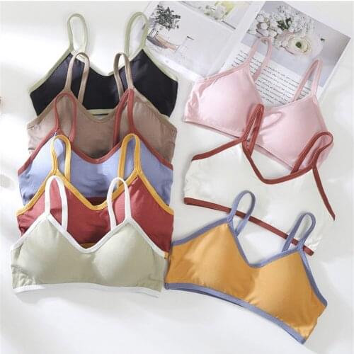 Women Sexy Tank Crop Top Seamless Underwear Female Crop Tops Sport Sleeveless Cropped Tube Top Padded Camisole Lingerie Body