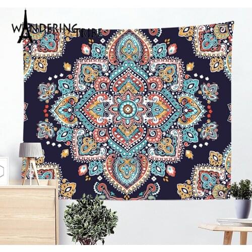 Vintage Abstract Tapestry On The Wall Carpet Boho Nature Forest Giant Beach Towel Beach Nordic Home Decor Hanging Tapestries