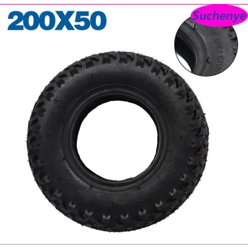 High Quality (8" X 2") 200X50 (8 Inch)Tire Fit for Electric Gas Scooter & Electric Scooter(inner Tube Included) Wheelchair Wheel