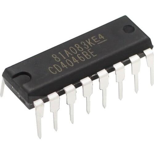 10PCS CD4046 CD4046BE 4046 Phase Locked Loop DIP-16 New