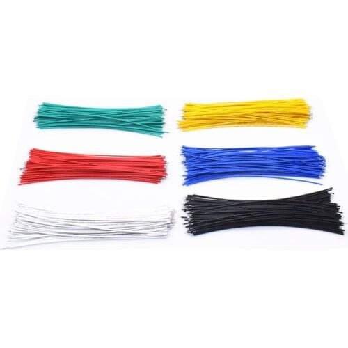 100pcs/Lot Wire Electronic Insulated Stud Tinned Galvanized Color Wire 24AWG 15CM Cable Jump Wire Jumper for Arduino