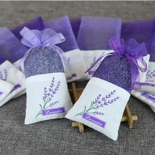 30pcs New Empty Sachets Bag Flower Printing Fragrance Lavender Sachet Bag Lavender Sachet Bags Purse Fragrance Bags
