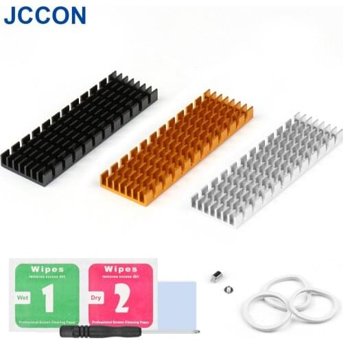 Aluminum M.2 Hard Disk Heatsink Heat Dissipation Radiator Cooling Therma Pads Cooler For M2 NGFF 2280 PCI-E NVME SSD PCB