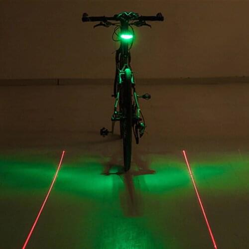 WEST BIKING Bicycle Laser Taillights Parallel Lines Mountain Bike Night Riding Safety Warning Light Equipment Accessories