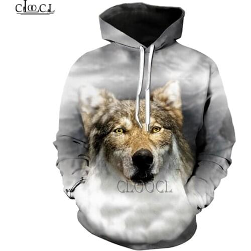 HX Newest Popular Animal Wolf 3D Print Men Women Fashion Tracksuit Hoodie Unisex Harajuku Hip Hop Style Tops Drop Shipping
