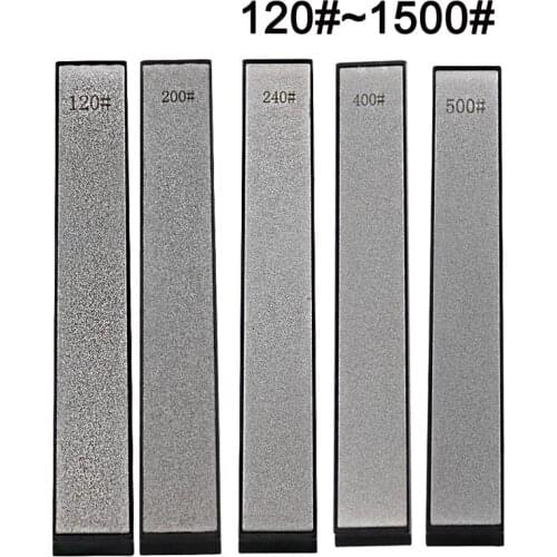 URANN 1pcs Diamond Sharpening Stones Grit 120 to 1500 Knife Sharpener Grinding Tools Sharpen Bar Whetstone Replacement Stone