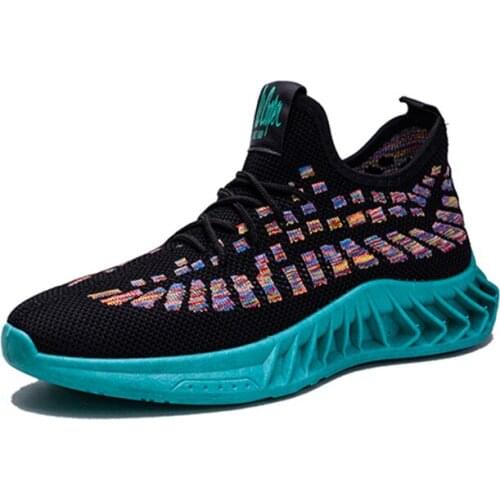 Men Sports Shoes Large Size Breathable Comfortable Non-slip Wear-resistant Soft Bottom Shock Absorption Basketball Running Shoes