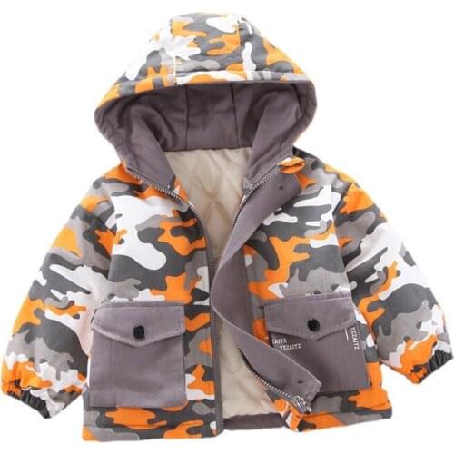 New Winter Baby Girls Cotton Clothes Children Thick Hooded Jacket Toddler Casual Costume Fashion Infant Boys Coat Kids Hoodies