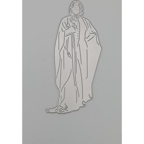 Metal Cutting Dies Robe Man Cut DIY Scrapbooking Paper Craft Embossing Knife Mould Blade Punch Die Cut Stencils