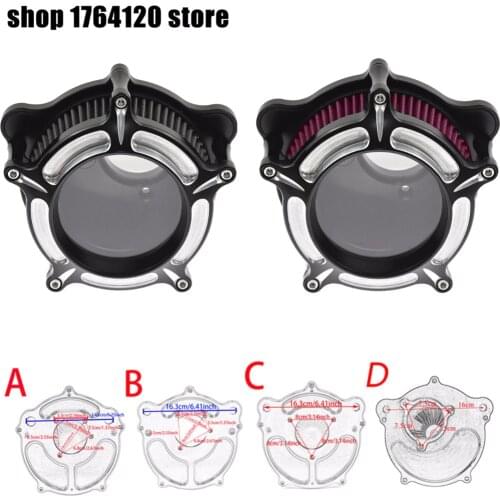 Air Filters Cleaner Filter Motorcycle CNC Crafts For Harley XL Sportster 91-17 Touring Street Glide 08-Up Softtail Dyna FXSBSE
