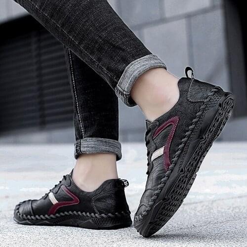 Men Shoes White Sneakers Men Shoes Male Leather Casual Man Genuine Mens Fashion Sport Moccasins For Mens Formal Classic