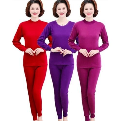 New pijamas women long sleeve trousers two piece set modal cotton warm underwear suit autumn winter elastic bottom pajamas 3XL