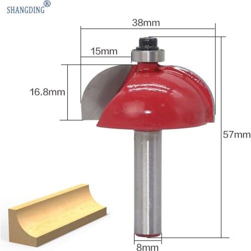 8 Handle Major Level Bearing Round Bottom Knife Back Round Over Bit Trimming Knife Arc Knife