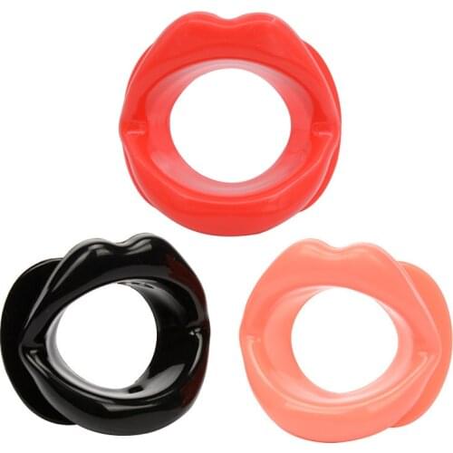 Open Mouth Gag BDSM Bondage Flirting Toys Silicone Female Masturbate Lipless Oral BDSM Sex Toys For Woman Couples