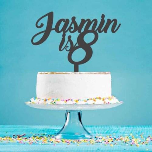 Personalized Party Cake Topper Custom Name Age Private Party Cake Decoration Topper
