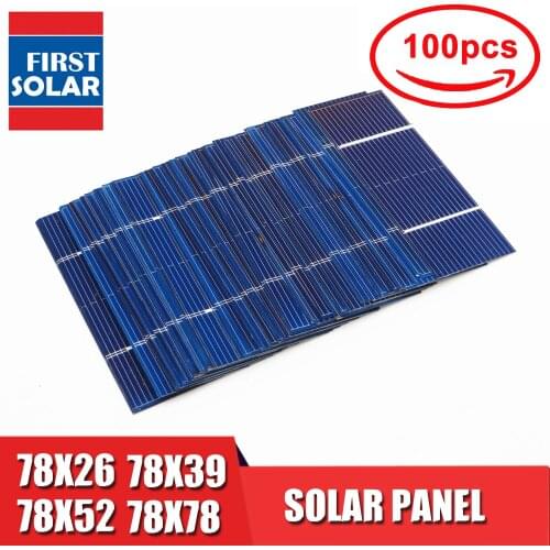 100pcs / lot 156 Solar Cells Panel DIY Charger Polycrystalline Battery Charge Silicon Sunpower 5/6 inch Mono Poly
