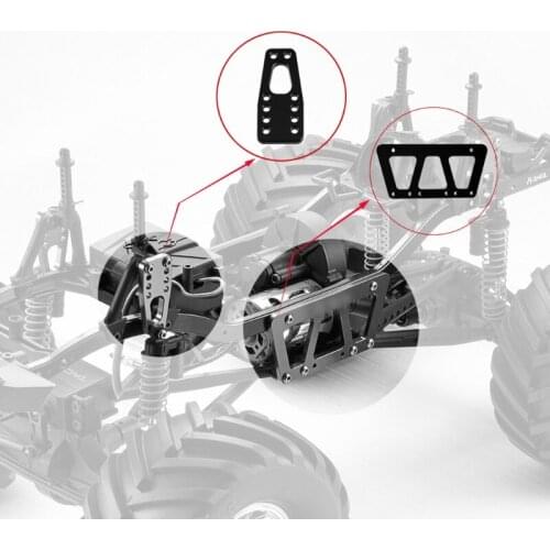 T5EC Chassis Rise Set for Axial SCX10 Universal Durable Metal Chassis Lift Plate RC Model Car Wheels Replacement Parts