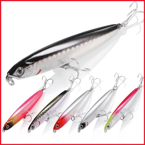 1Pc 10cm 24g/ 8cm 10g Stickbait Sinking Pencil Pike Fishing Lure Artificial Bait Hard Lures For Fishing Fish Goods Tackle Fising