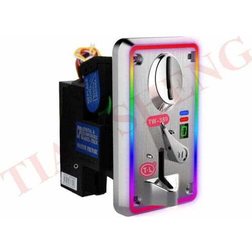 TW-389 Front Entry Single LED Coin Acceptor Mech Replace for Arcade Game Machine