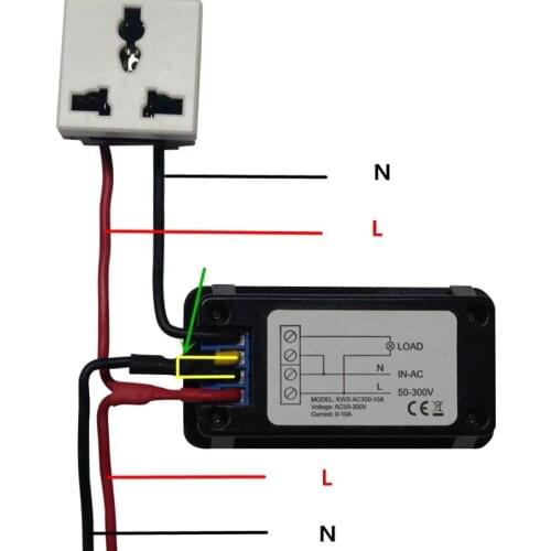 AC 50-300V Voltmeter Ammeter Power Energy Meter LCD Digital Electricity Meter J6PC