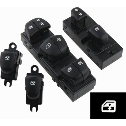 High Quality Electric Power Window Lifter Switch Button For Nissan Tiida 2011-2016 Altima Sylphy X-Trail Qashqai Car Styling