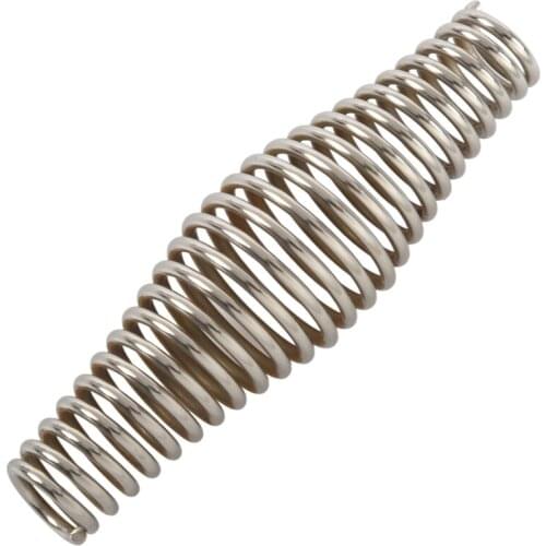 WSFS Hot BBQ Pit Grill 11cm Stainless Steel Handle Spring Wood Furnace Stove Smoker Silver