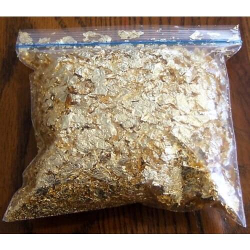 Broken Copper Foil Broken Gold Foil Broken Copper Foil Painting Stickers Gold Foil Paper Broken Copper Manicure Gold Foil 20G