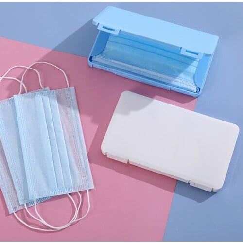 Portable Equipment Mask Storage Dust-Proof and Moisture-Proof Cleaning Box Mask Box Transparent Plastic Box