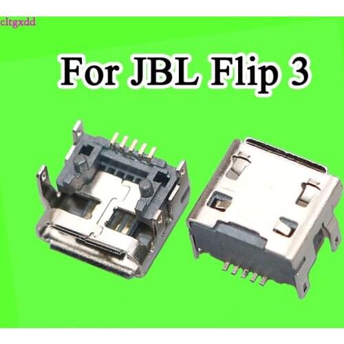 100pc Mini Charging Micro USB 5pin Connector Socket Power Port Repair Replacement for 3 Charge JBL FLIP 3 Bluetooth Speaker