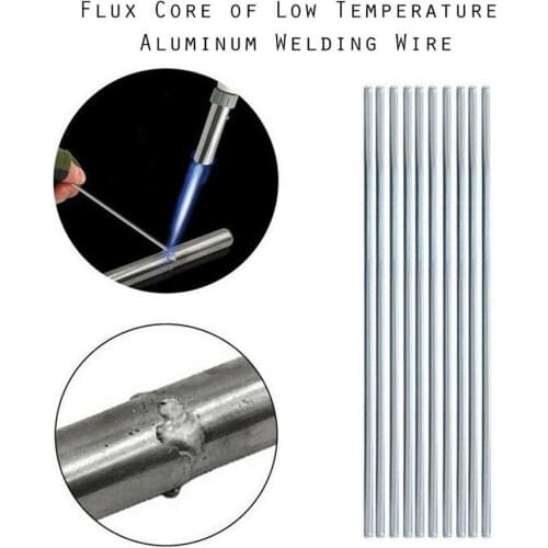 20Pcs Universal Welding Rods 1.6/2mm Low Temperature Copper Aluminum Iron Fux Cored Welding Wire No Need Powder Soldering Rod