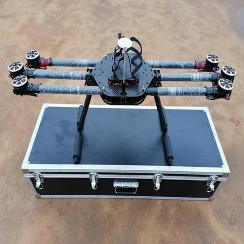 6- axis power line UAV airborne weight 5 kg remote control distance of 2000 meters with HD camera
