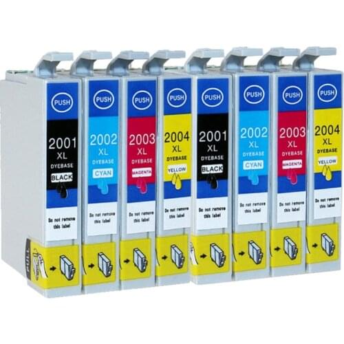 8PK 200XL compatible ink cartridge T200 T2000 T2001XL For Epson WF2510 WF2520 WF2530 XP200 XP300 XP400 XP310 XP410 t200xl