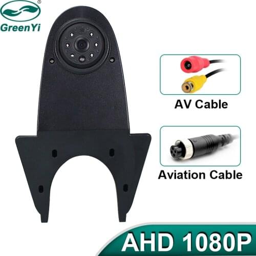 GreenYi Black AHD 1080P Night Vision Vehicle Rear View Camera For Mercedes Benz Viano Sprinter Vito VW Transporter Crafter Car