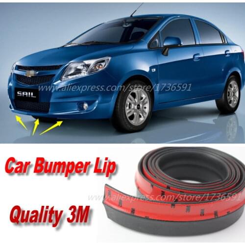 Auto Car Front Lip Deflector Lips Skirt For Chevrolet Sail Body Chassis Side Protection / Spoiler Lip Spliter For Car Surround