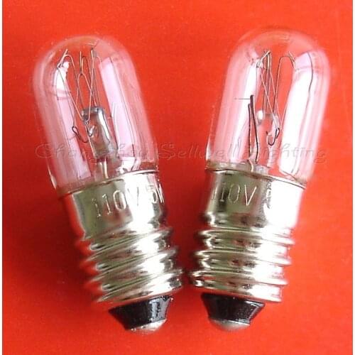 Free Shipping New!miniature Lighting Bulbs 110v 5w E10 T10x28 A594