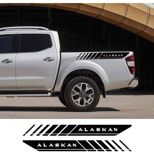 Pickup Rear Trunk Side Decals For Renault Alaskan Car Stickers Truck Graphics Vinyl Decor Cover Auto Exterior Tuning Accessories