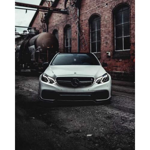 Suit For Benz W212 E-class Refitting E63 Enveloping Carbon Fiber Babos Front Shovel Rear Lip Spoiler Tail