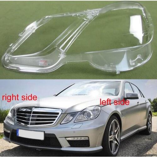 For 2009 2010 2011 2012 Mercedes Benz Four-door E-class W212 E200 E260 E300 E350 Headlight Shade Headlamp Shell Lampshade Lens