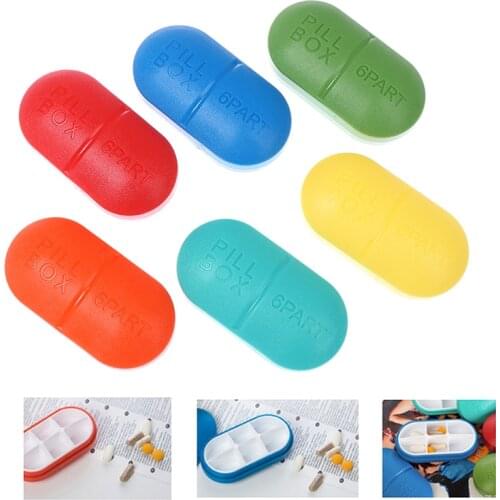 Mini Travel Pill Tablet Storage Box Medicine Organizer Container Case Holder