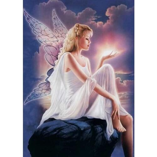 Full Square&round drill 5D DIY Diamond embroidery Elf angel Diamond Painting Cross Stitch Rhinestone Mosaic decor gift