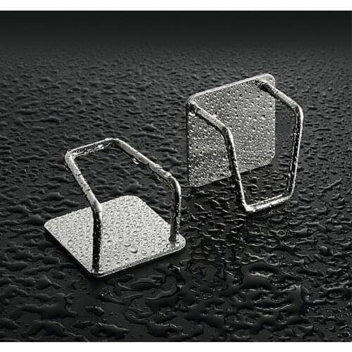 3Pcs Stainless Steel Kitchen Holders Hanger Bags Towel Clothes Holders or Keys Bathroom Accessories Wall Door Kitchen Storage