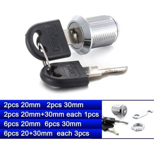 NEW Iron 20/30mm Cam Lock For Door Cabinet Mai lbox Drawer Lock DIY Cabinet Tools 46*15*1.9mm