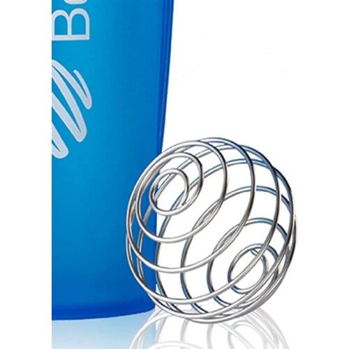 Stainless Steel Whisk Ball Mixed Shaker Bottle Protein Fitness Water Bottle Juice Milk Mixer Creative Mixing