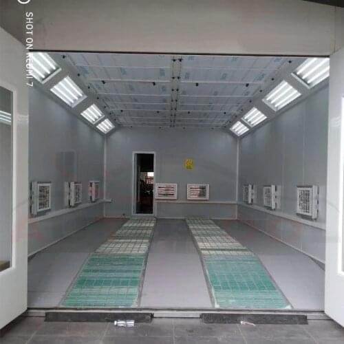 SPO-2000 mobile paint booth bus booth car painting booth price Best Quality Water Based Spray Paint Booth / Painting Chamber