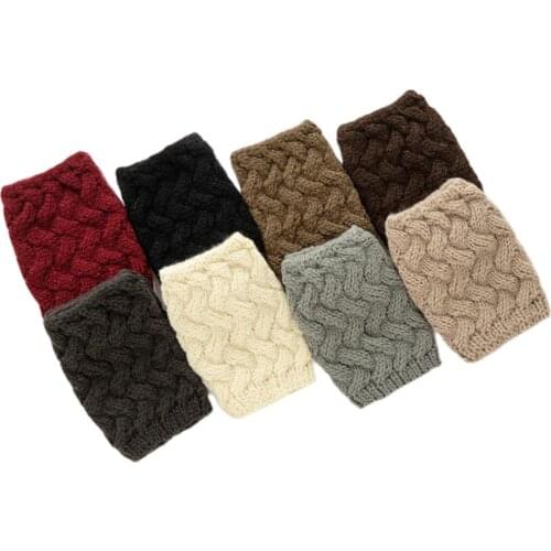 1 Pair Winter Warm Leg Warmers Women Thicken Woven Winter Warm Leg Warmers Sock Boots beenwarmers bottes chaussettes femme