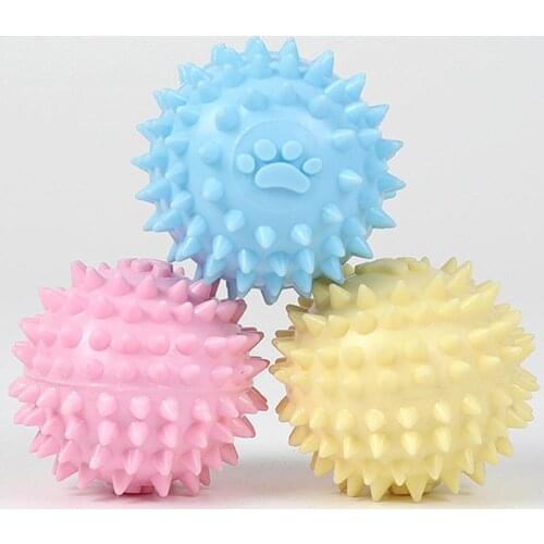 Molar Teeth Cleaning Hedgehog Ball Dog Chew Toy Puppy Interactive Ball Toys Extra-tough Bite Resistant Pet Balls