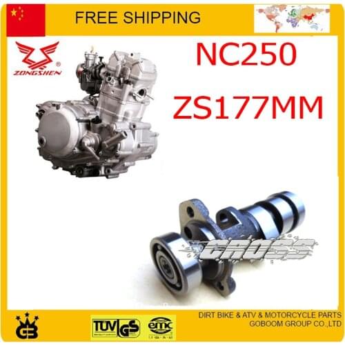 ZONGSHEN NC250 250CC cam shaft camshaft main gear xmotos kayo bse dirt pit bike kayo t6 k6 rx3