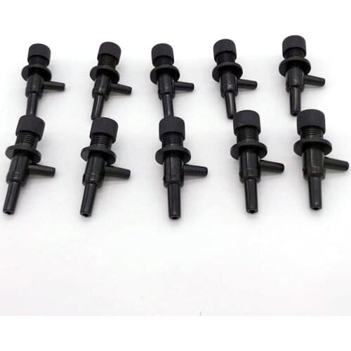 10pcs/lot Plastic Aquarium Air Regulator Flow Tube Pipe Divider Valve Adjustable Oxygen Pump Tank Volume Control Valve Accessry