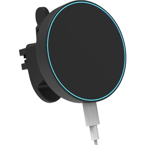 15W Magnetic Wireless Charger Adapter Car Phone Holder Air Vent Mount Stand Rotatable Phone Bracket For iPhone 12 Pro Max 12mini